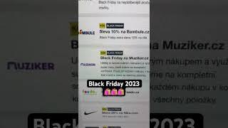 Slevové kódy, kupóny na Black Friday 2023 #blackfriday #blackfridaycesko #kuponovnik