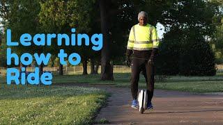 Learning how to Ride an Electric Unicycle | First 10 days | First Wheel | Ninebot one | Part 1