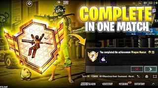 How to complete weapon master in bgmi || weapon master title kaise le || bgmi weapon master