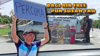 AIR BOTOL DRIVE THRU BUATAN SENDIRI. TANPA GUNA KORDIAL !!