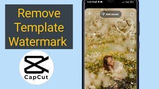 How to remove capcut template watermark