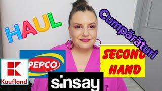 HAUL CUMPARATURI SINSAY, PEPCO, KAUFLAND, SECOND-HAND #youtube #youtuber #youtubevideo #yt