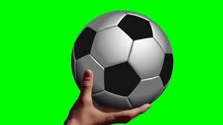 FOOTBALL  SOCCER HD ON GREEN SCREEN VIDEO #football  #kinemaster #greenscreen