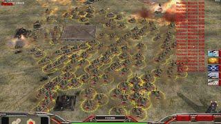 " Fighting for the Red Army " CHINA Tank - Command & Conquer Generals Zero Hour-1 vs 7 HARD Gameplay