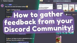 Game Dev Community Management for Discord (how to track feedback 2022)