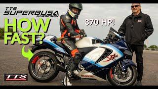 Fastest Hayabusa? TTS SuperBusa 370hp Drag Racing – in the Wet!