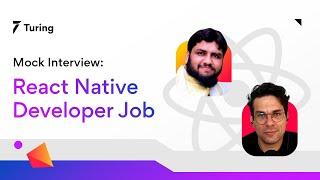 React Native Mock Interview | Interview Questions for Senior React Native Developers