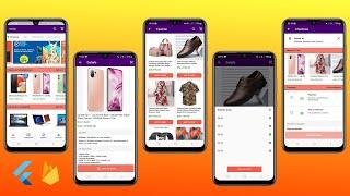 Flutter & Firebase E-commerce (Main, Multi-Vendor, Admin) app | Overview