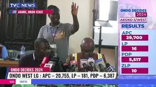 #OndoDecides2024: INEC Announces Election Results From Akoko N/West