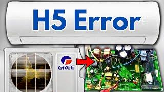 How To Fix H5 Error code in Gree Mini Split AC!!