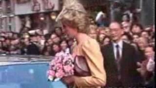 Princess Diana in London's Chinatown