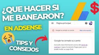  MY ADSENSE WAS BANNED! WHAT TO DO? - SOLUTION 