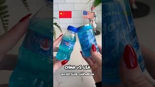 China vs USA water slime comparison 