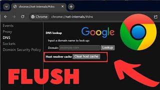 How to Clear Host Cache in Chrome (DNS Cache) - Chrome Net Internals