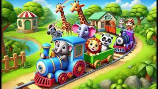 Animal Train Song: Zoo Train Parade  | Nursery Rhymes & Kids Songs