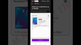 Tata Neu Credit Card Apply 2024 #creditcard #shortvideo #viral