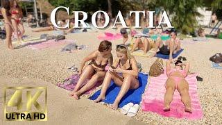 Beach Walk 4K Croatia | Zadar Walking Along Kolovare Beach with Olivia