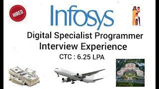Infosys Digital Specialist Engineer Interview Experience || MUST WATCH || INTERNZONE