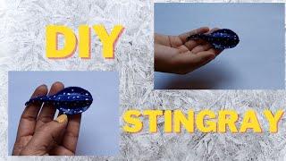 How to make Stingray Fish | Clay Stingray Fish | Miniature Stingray | Air Dry Clay Tutorial