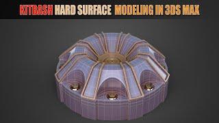 Topology Hard Surface: Extra object for Kitbash Library Modeling In 3ds Max #1 || N°_126