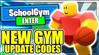 ALL NEW *GYM* UPDATE CODES! School Tycoon Roblox