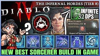 Diablo 4 - New Best TRILLION DAMAGE Sorcerer Build - S5 OP Lightning Spear Frozen Orb Combo - Guide!