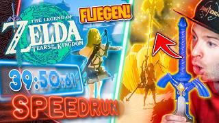 The Legend of Zelda Tears of the Kingdom SPEEDRUN (World Record) | Domtendo Reaktion