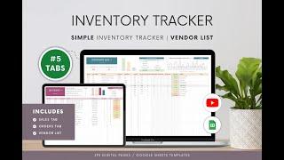 Simple Inventory System / Inventory Management DEMO / Tutorial