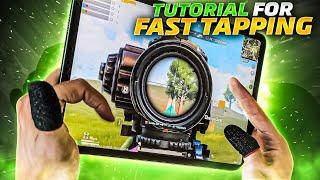Handcam + Tutorial for fast tapping, best tapping player in pubg mobile ? 