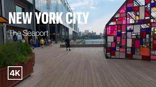 [4K] New York City  East River Series - Ep. 2 - The Seaport [Jul. 2022]