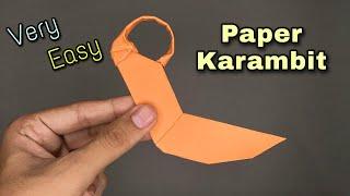 Origami Karambit Knife | Paper Knife | Origami Knife | Paper Karambit