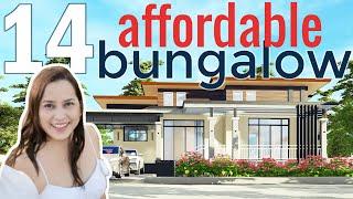 14 Affordable BUNGALOW House Design In the Philippines With Floor Plan