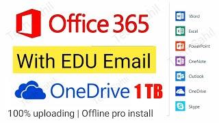 How To Get Free 1TB (terabyte) OneDrive With .EDU Email |  Microsoft Office 365 Free For Studens