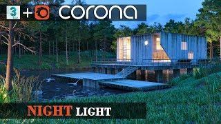 3ds Max Corona  Exterior Night Render Tutorial   Step By Step
