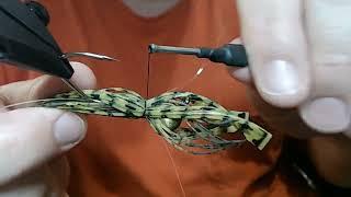 Compact Football Jig - Flash Magic Green