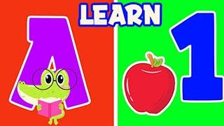 Learn ABC Phonics Shapes Numbers Colors  Toddler Learning Videos For 3 Year Olds