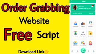 Order Grabbing Website Free Script Download Link With Complete Admin Panel