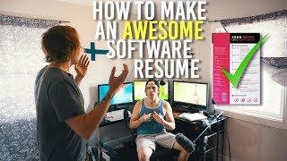 HOW TO MAKE AN AWESOME SOFTWARE DEVELOPER RESUME