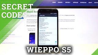 Secret Codes for WIEPPO S5 - Testing Menu / Device Info