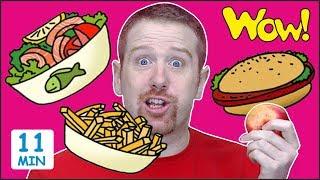 Food Stories for Kids from Steve and Maggie | Learn Speaking Wow English TV
