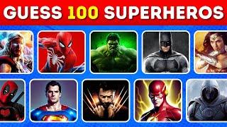 Guess 100 Superheroes in Just 3 Seconds? - Ultimate Marvel & DC Quiz!