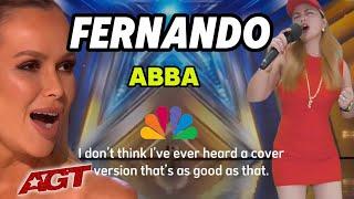 INCREDIBLE VOICE]GOLDEN BUZZER Filipino Singer Sings FERNANDO/Judges were SHOCKED by her.