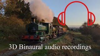 SR3D binaural recordings of a few steam engines - For headphones!
