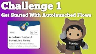 Get Started with Autolaunched Flows | Autolaunched and Scheduled Flows | Challenge 1