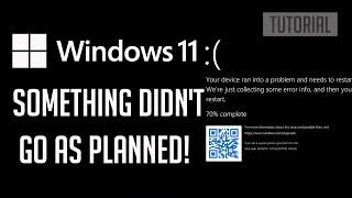 Fix Something Didn't Go as Planned Don't Worry Undoing Changes In Windows 11