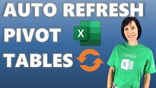 Auto Refresh PivotTables & Queries - without VBA!