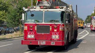 FDNY Ladder 169 taking up from a smoke odor 8/1/24