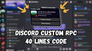 Discord Custom RPC • Rich Presence With Buttons | VSC • NitrixEXE