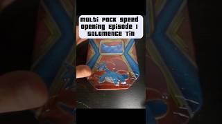 Multi Pack Speed Opening Episode 1 Salamence Tin #pokemon #pokemoncards #pokemontcg