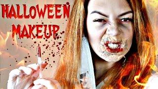 МАКИЯЖ на Хэллоуин 2017 | Halloween makeup 2017 | ZOMBIE NURSE MAKEUP TUTORIAL | EH